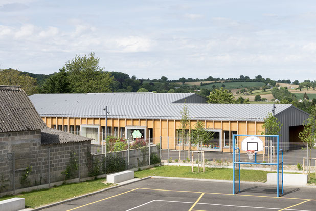 Vue sur maternelle-construction-equipement-Valdallière