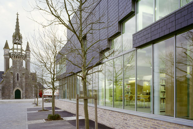 Vue extérieure-construction-extension-Thorigné-Fouillard