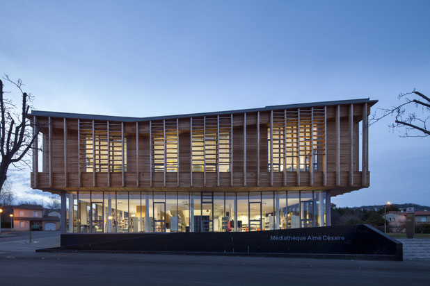 Vue extérieure-construction-immeuble-Blanzat