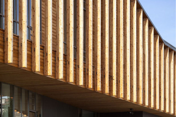 Vue extérieure-construction-immeuble-Blanzat