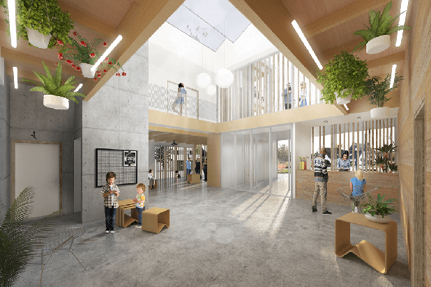 Maison des habitants-construction-equipement-Séné