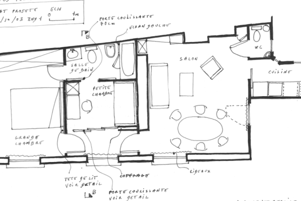 Plan projet-amenagement-appartement-Paris