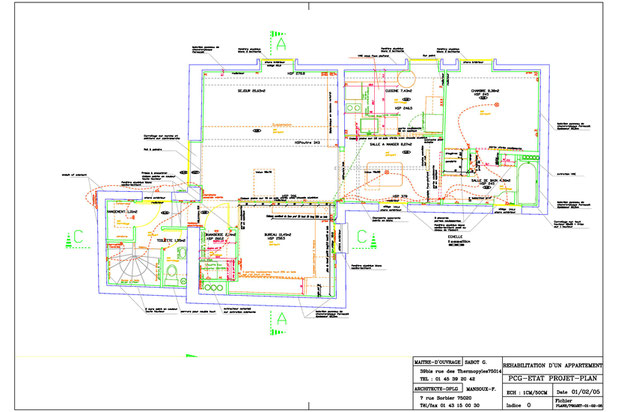 Plan projet-renovation-appartement-Paris