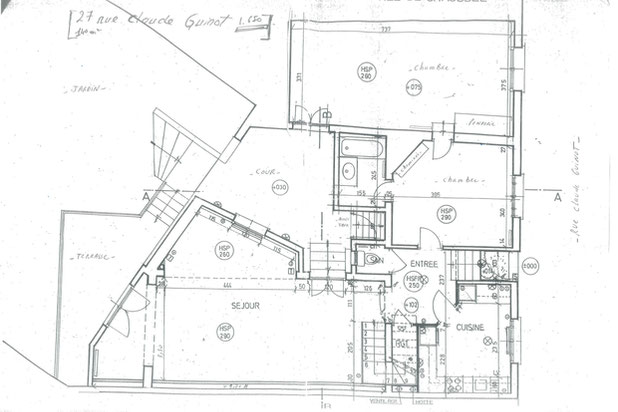 Rez de chaussé projet-agrandissement_extension-maison-Saint-Ouen-sur-Seine
