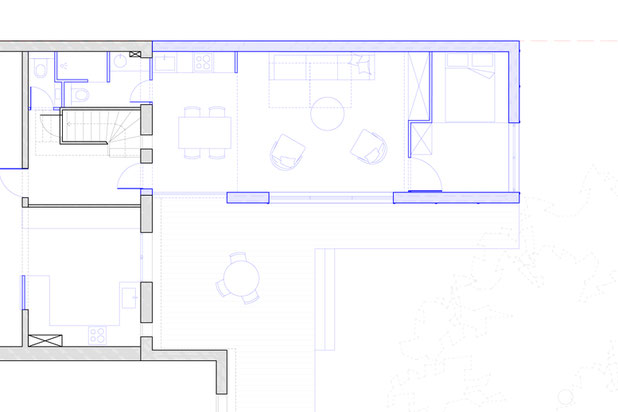 Plan de l'extension-agrandissement_extension-maison-Trégunc