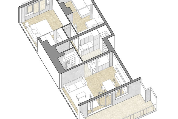 Axonométrie-renovation-appartement-Paris