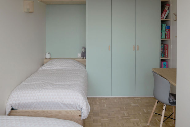 Chambre des enfants-renovation-appartement-Paris