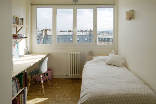 Chambre des enfants-renovation-appartement-Paris