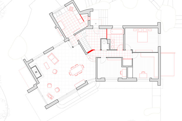 Plan existant RDC-renovation-maison-Noisy-sur-École
