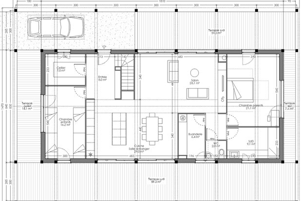Plan RDC-construction-maison-Vuillafans