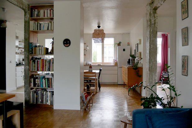 Photofraphie de la salle à manger-renovation-appartement-Pantin