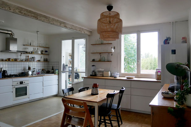 Photographie de la salle à manger-renovation-appartement-Pantin