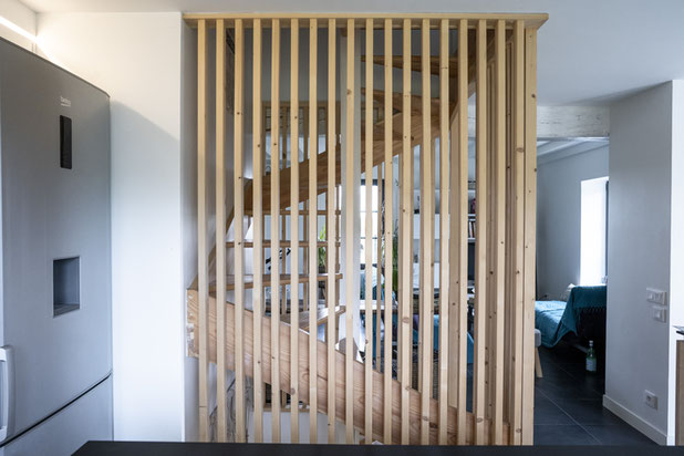 L'escalier - Le coeur de la maison-renovation-maison-Villeneuve-sur-Verberie
