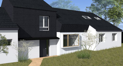 Photo d'un projet de Surélévation Maison à La Chapelle-sur-Erdre