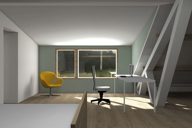 Surélévation partielle de combles existants-surelevation-maison-La Chapelle-sur-Erdre