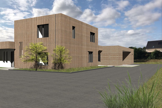 Accroche avec la crèche existante-construction-equipement-Grandchamps-des-Fontaines