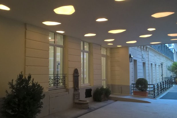 Porche d'entrée-construction-bureaux-Paris