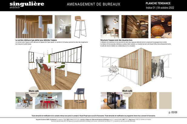 Planche tendance | Work-café-amenagement-bureaux-Chartres-de-Bretagne