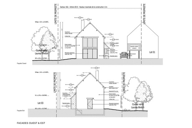 Façades Ouest & Est-construction-maison-Saint-Malo