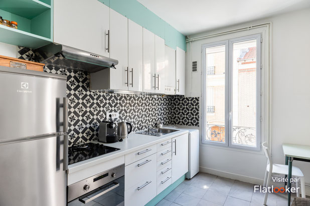 Cuisine ouverte-renovation-appartement-Montrouge