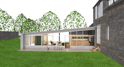 Photo d'un projet de Agrandissement Extension Extension à Plouha