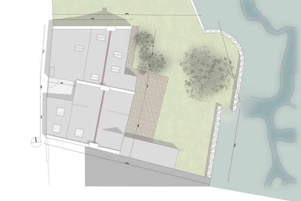 plan masse-agrandissement_extension-maison-Damgan