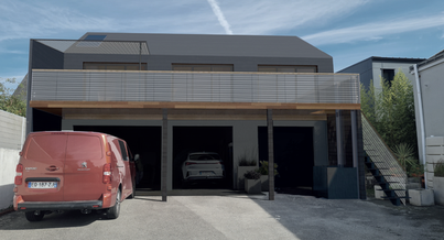 Photo d'un projet de Surélévation Garage à Caudan