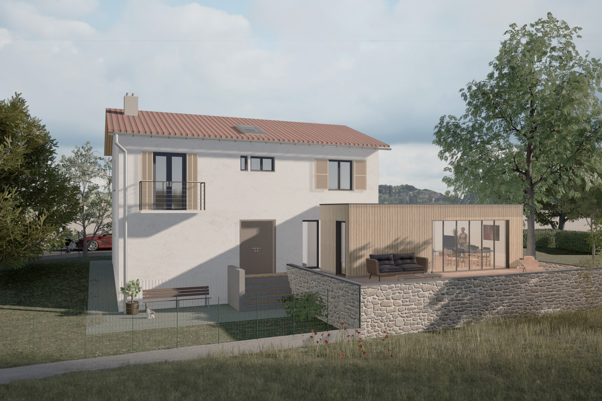 Extension bois d'une maison individuelle – extension de maison Lot Extension bois d'une maison individuelle – extension de maison Lot