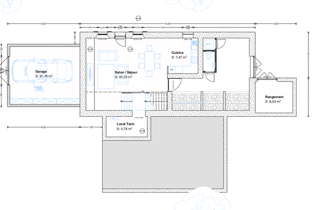 Niveau 0-renovation-maison-La Tour-d'Auvergne