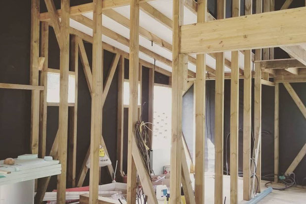 photo chantier intérieur-construction-maison-Petit-Bourg