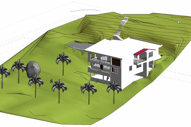 Modélisation Revit-renovation-maison-Les Abymes