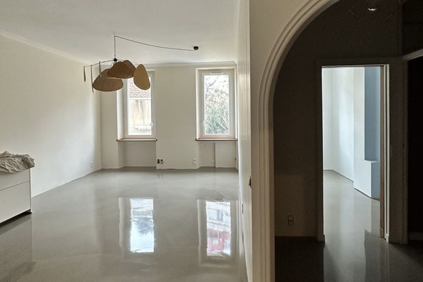 Chantier - Chape-renovation-appartement-Marseille