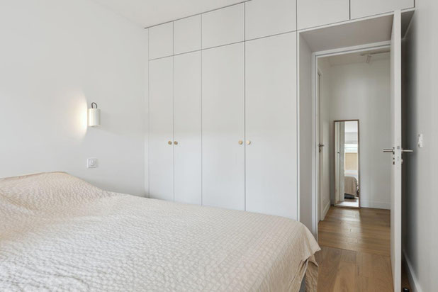 Chambre parentale-renovation-appartement-Paris