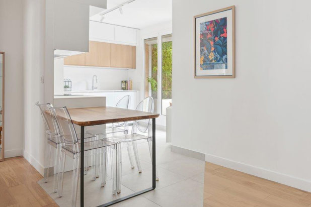 Cuisine ouverte-renovation-appartement-Paris