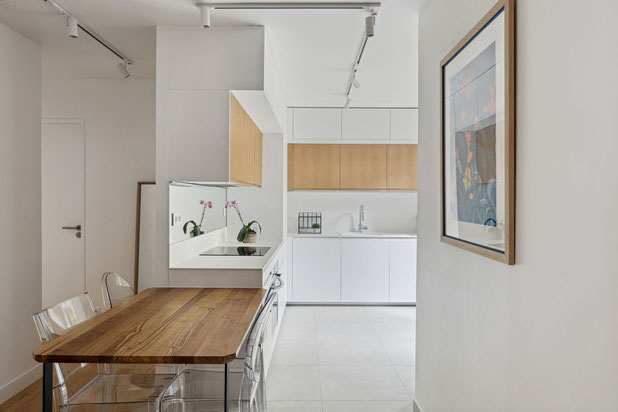 Cuisine ouverte-renovation-appartement-Paris