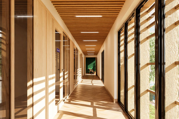 Circulation principale-surelevation-bureaux-Thanvillé
