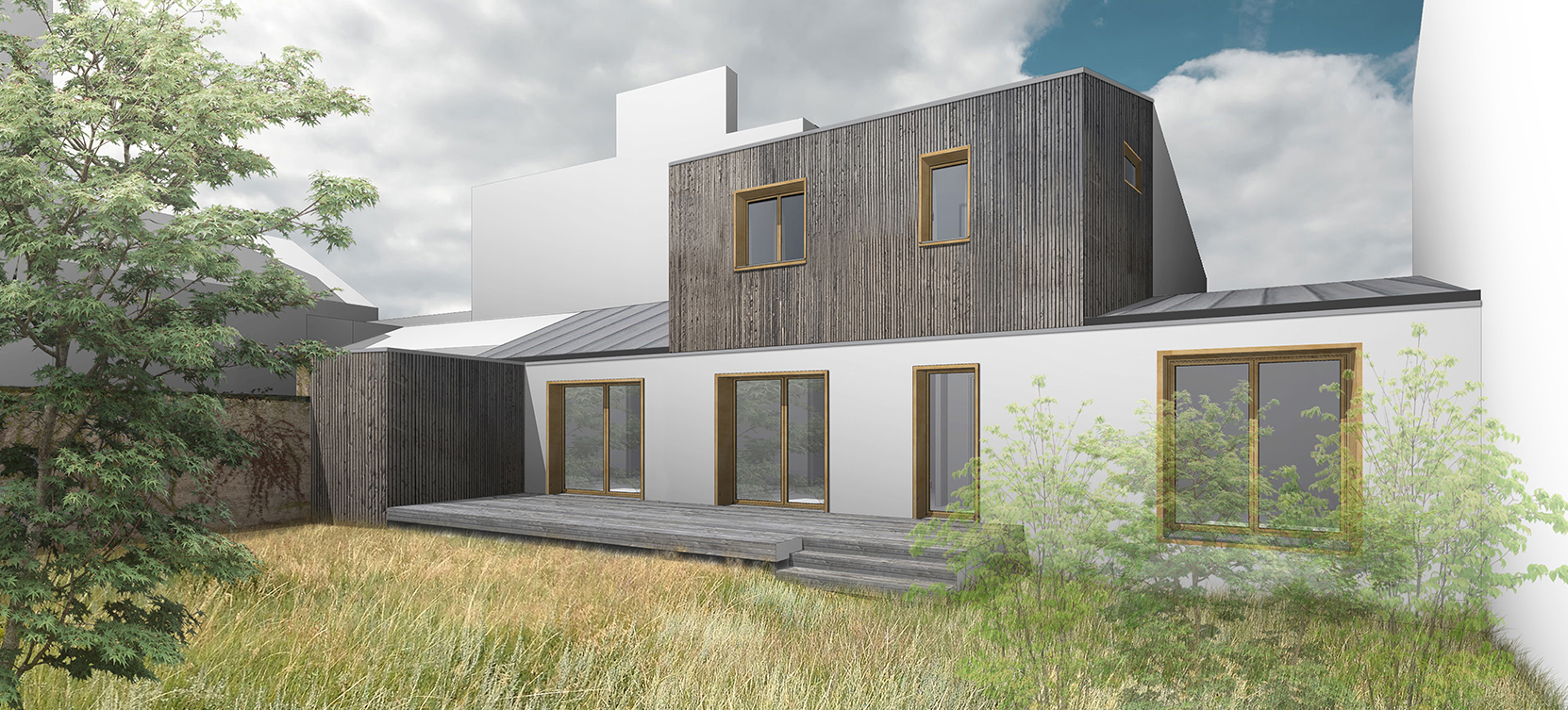Barbin - surélévation et rénovation d'une maison – surélévation de maison Lozère Barbin - surélévation et rénovation d'une maison – surélévation de maison Lozère
