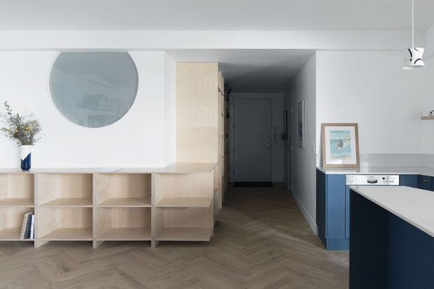 Vue de l'entrée-renovation-logement-Paris