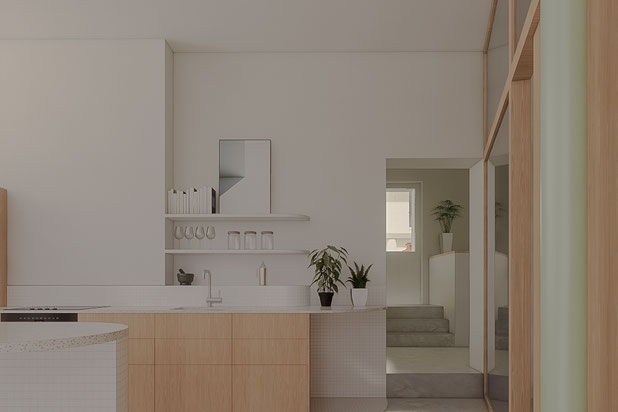 Cuisine - Entrée-renovation-appartement-Montreuil