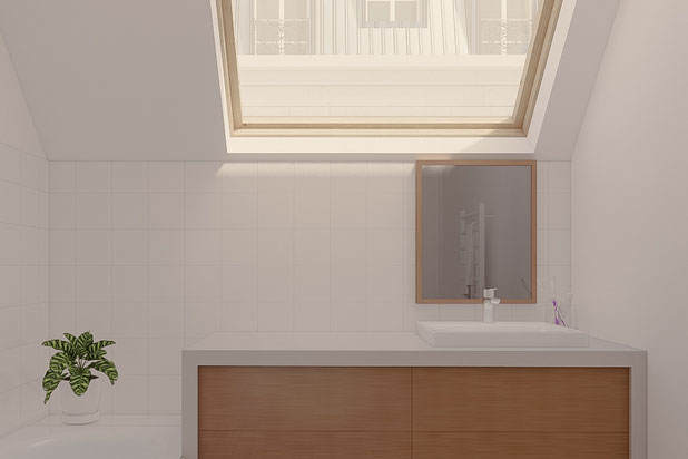 Salle de bain-renovation-appartement-Paris