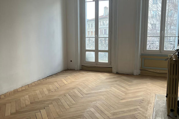 Chantier - Séjour 01-renovation-appartement-Saint-Étienne