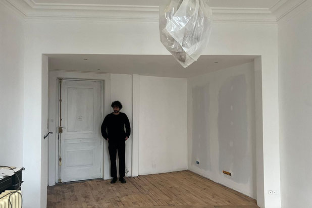 Chantier - Séjour-renovation-appartement-Saint-Étienne