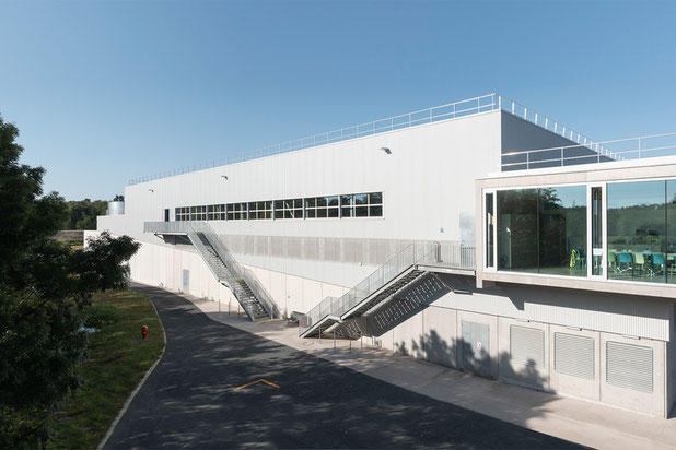 Façade bâtiment industriel-construction-bureaux-Libourne