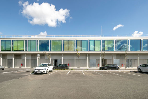 Façade locaux sociaux-construction-bureaux-Libourne