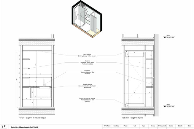Détail Salle d'Eau-rehabilitation-immeuble-Dreux
