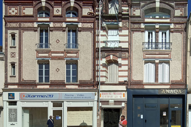 Façade-rehabilitation-immeuble-Dreux