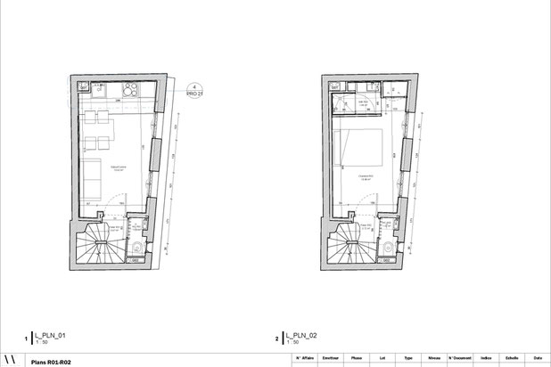 Plans Etages-rehabilitation-immeuble-Dreux