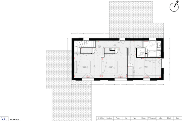 Plan R+1-surelevation-maison-Noirmoutier-en-l'Île