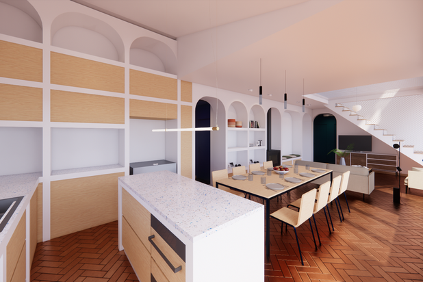 Cuisine-surelevation-maison-Noirmoutier-en-l'Île