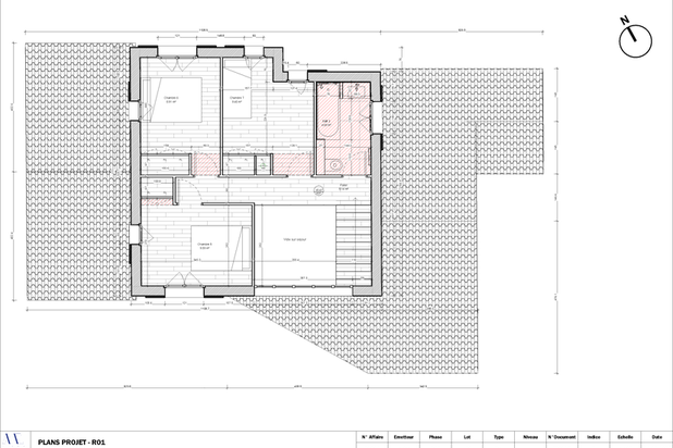 Plan R+1-surelevation-maison-Noirmoutier-en-l'Île